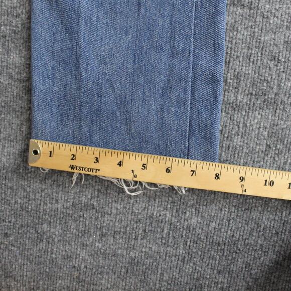 Reformation Jeans Womens 28 Fawcett Wide Leg Cropped Celtic Wash Denim Blue Chic - Picture 14 of 15